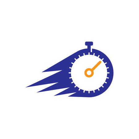 Stopwatch logo images illustration designのイラスト素材