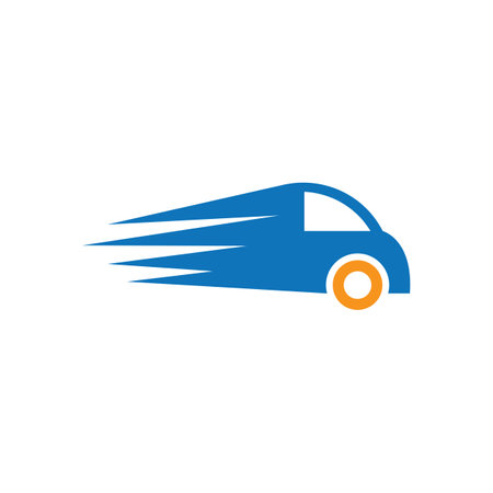 Car delivery logo images illustration designのイラスト素材
