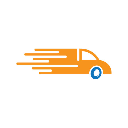 Car delivery logo images illustration designのイラスト素材