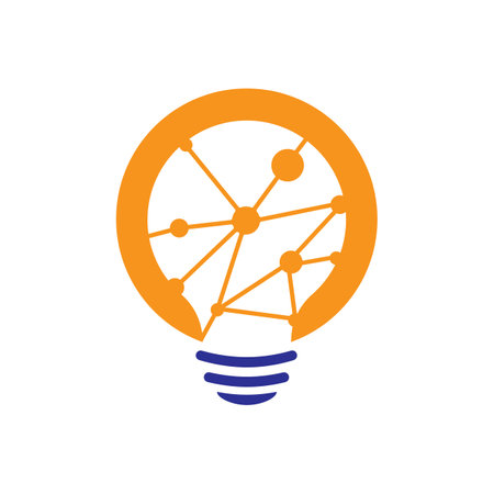 Lightbulb logo images illustration designのイラスト素材