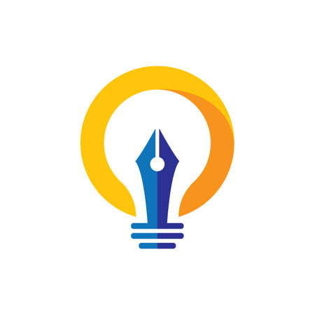 Lightbulb logo images illustration designのイラスト素材