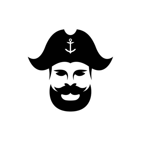 Captain logo images illustration designのイラスト素材