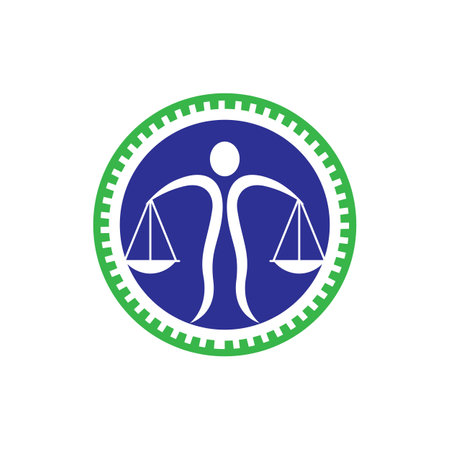 Law firm logo images illustration designのイラスト素材