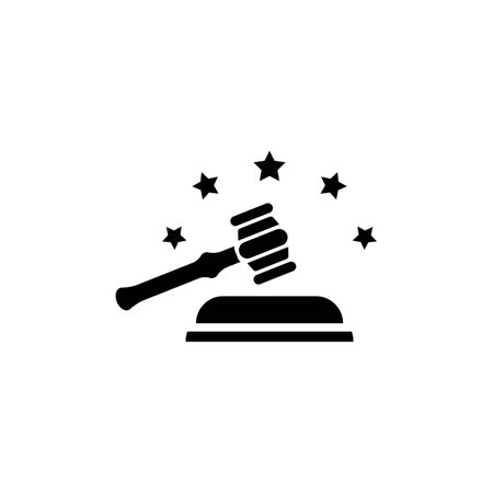 Law firm logo images illustration designのイラスト素材