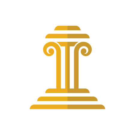 Law firm logo images illustration designのイラスト素材
