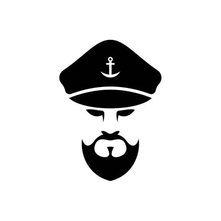 Captain logo images illustration designのイラスト素材