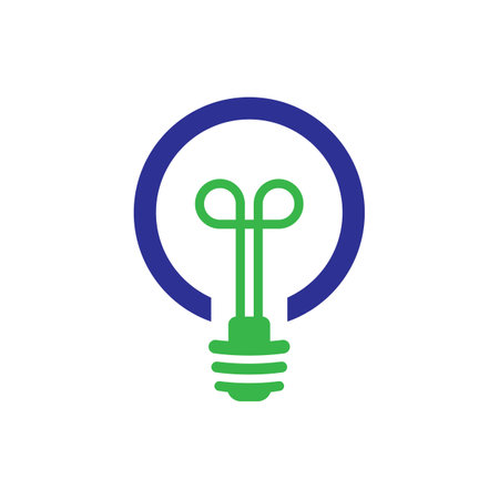 Lightbulb logo images illustration designのイラスト素材