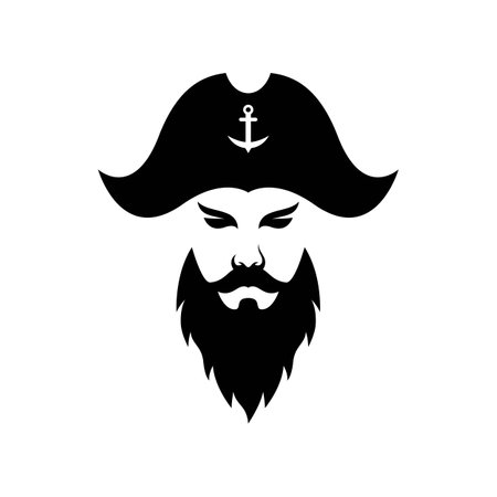 Captain logo images illustration designのイラスト素材