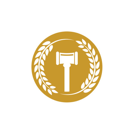 Law firm logo images illustration designのイラスト素材