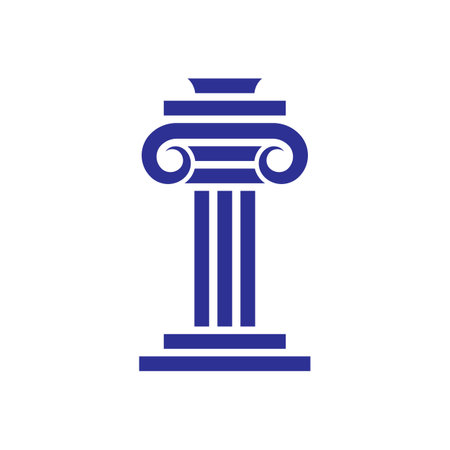 Law firm logo images illustration designのイラスト素材