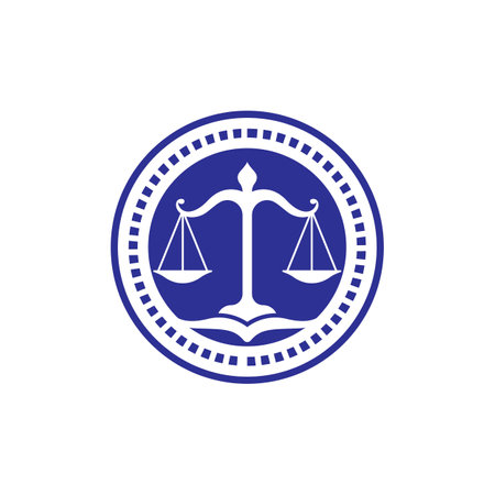 Law firm logo images illustration designのイラスト素材