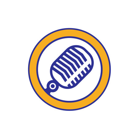 Podcast logo images illustration designのイラスト素材