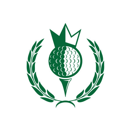Golf logo images illustration designのイラスト素材