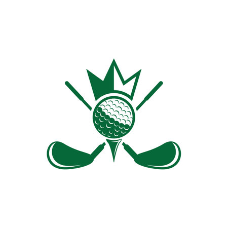 Golf logo images illustration designのイラスト素材