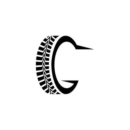 Tyres logo images illustration designのイラスト素材