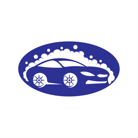 Car wash logo images illustration designのイラスト素材