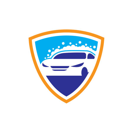 Car wash logo images illustration designのイラスト素材