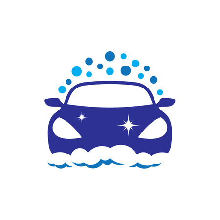 Car wash logo images illustration designのイラスト素材