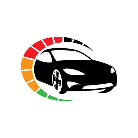 Speed  car logo images illustration designのイラスト素材