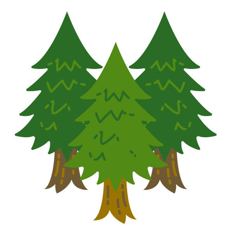 Illustration of pollen-free cedarのイラスト素材