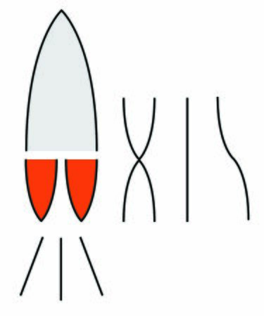 Spaceship logo "Axis"の写真素材