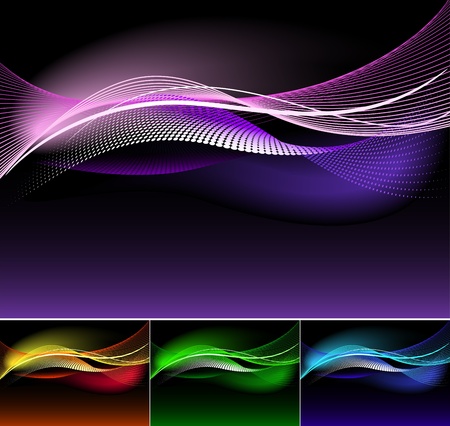 Abstract background, available in 4 colors.  のイラスト素材