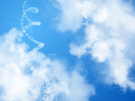 Science backgrounds with DNA. の写真素材
