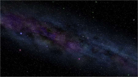 Night sky filled with stars milky way.の写真素材