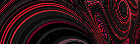 Abstract Wave Pattern Background. Red and Black.の写真素材