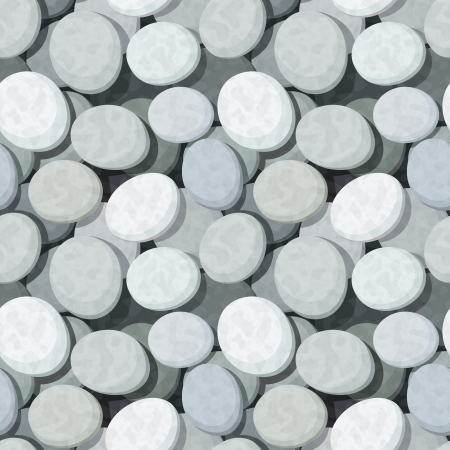 Seamless background with stones のイラスト素材