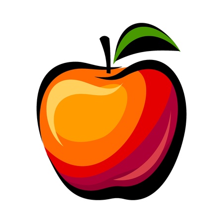Apple  Vector illustration のイラスト素材