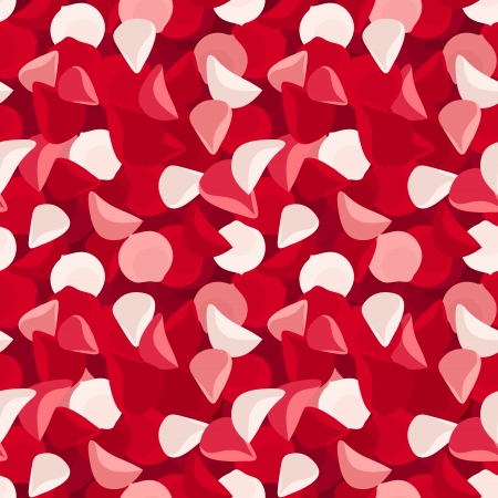 Seamless background with rose petals  Vector illustration のイラスト素材