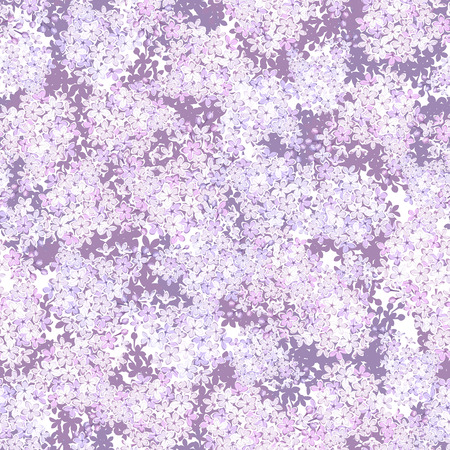 Seamless background with lilac flowers のイラスト素材