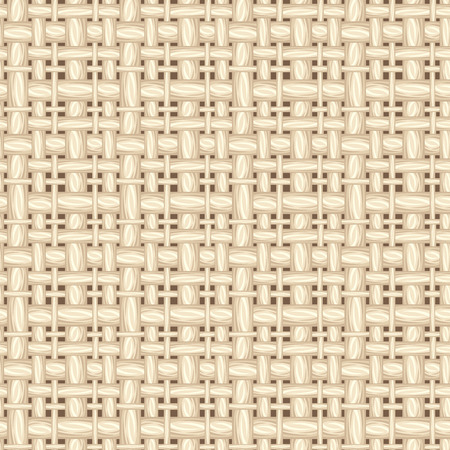 Sacking fabric texture  Vector seamless background のイラスト素材