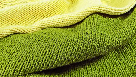 Knit clothes with their hands.の写真素材