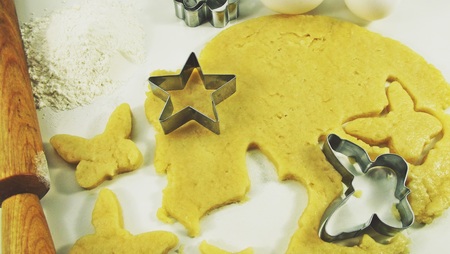 Make tasty homemade biscuits with your hands.