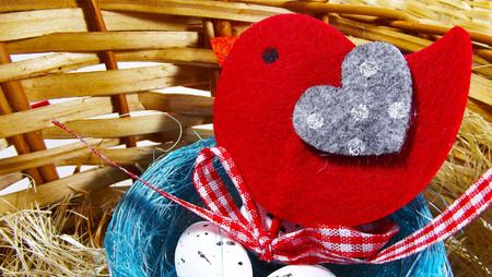 Beautiful eggs for Easter.の写真素材