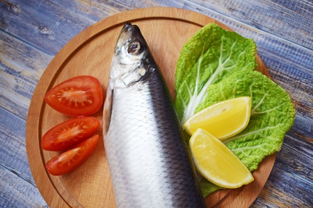 Delicious herring leaves.の写真素材