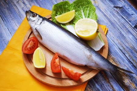 Delicious herring leaves.の写真素材