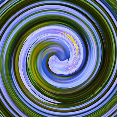 A glamorous illustration of particles and rays. Blue gradient background, beautiful blue abstract motion background.の写真素材