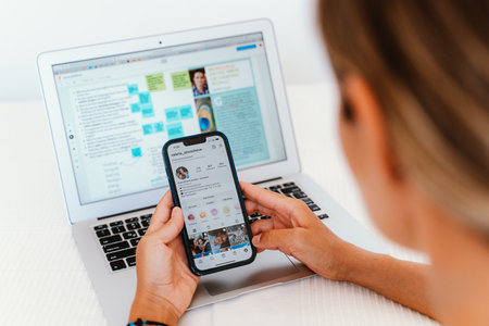 Modern Workflow. Multitasking Masteryの写真素材