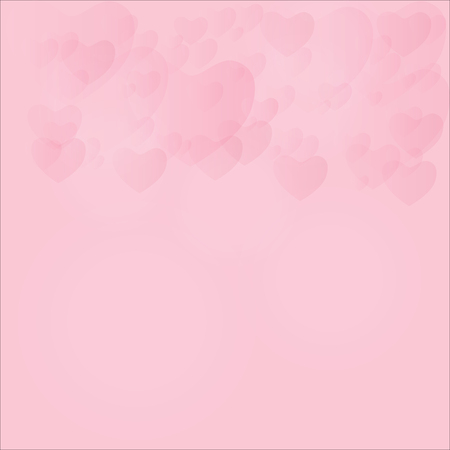 Abstract pink background with hearts. Valentine's Day Decor. Background with hearts.のイラスト素材