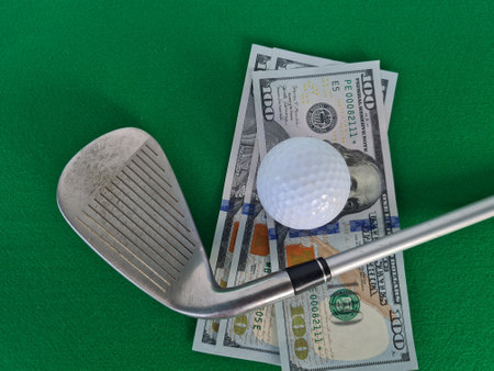 Golf must use budget and prize money to compete. Richest golfers in the worldの写真素材