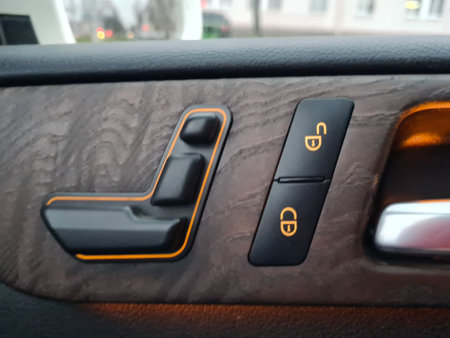 Close Up of a Car Door Handle