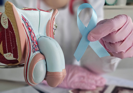 Prostate cancer and symptoms. Penile cancer symptoms and diagnosisの写真素材