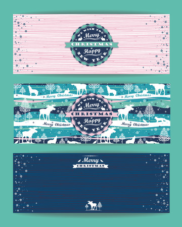 Merry Christmas background with Typography.のイラスト素材