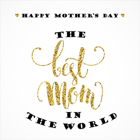Mothers Day. Lettering design. Vector illustration.のイラスト素材