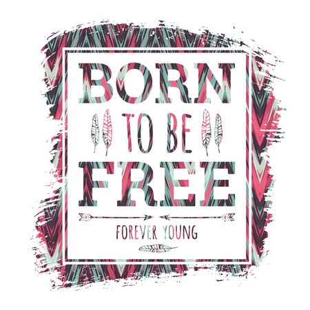 Vector illustration with the slogan for t-shirts, posters, card and other usesのイラスト素材