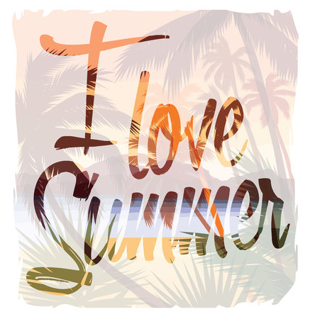 Vector illustration with the slogan for t-shirts, posters, card and other usesのイラスト素材