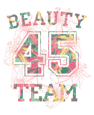 Vector illustration with the slogan for t-shirts, posters, card and other usesのイラスト素材